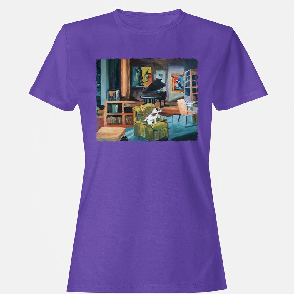 Women's T-Shirt - CZ36MY9Y - Purple - 12