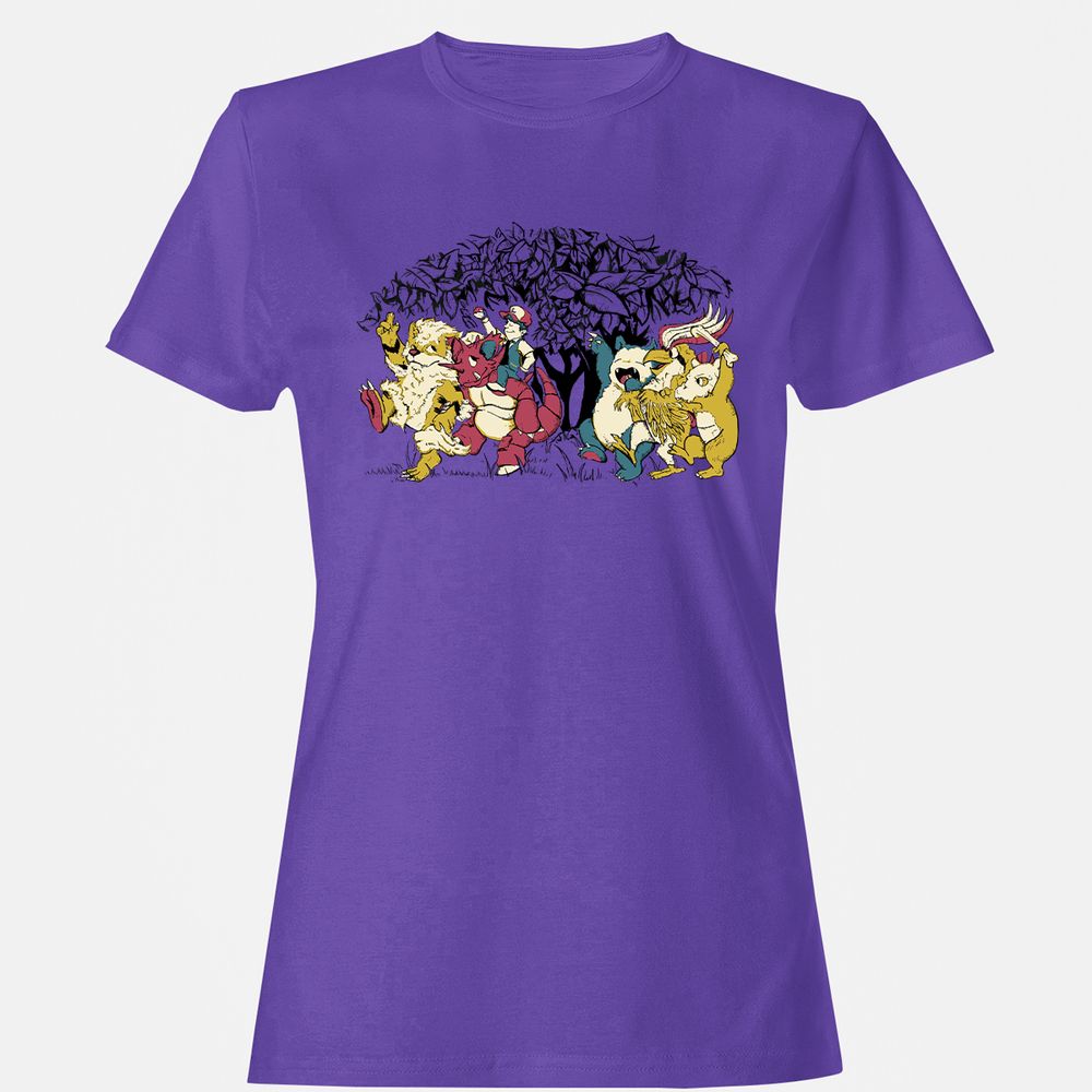 Women's T-Shirt - LTQRQBEW - Purple - 12