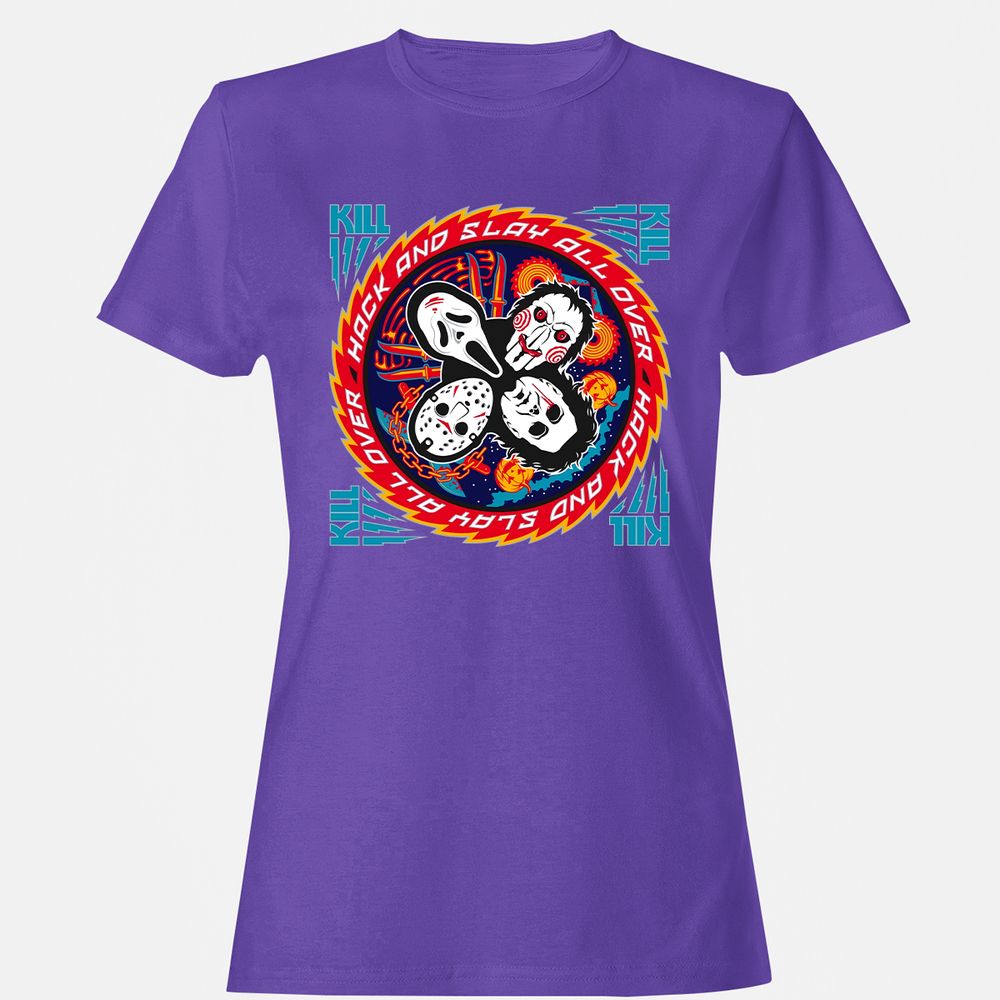 Women's T-Shirt - U7S9GNS3 - Purple - 12