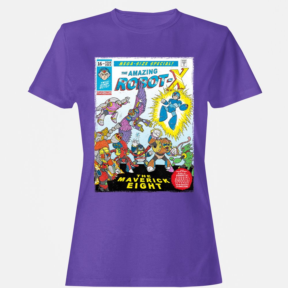 Women's T-Shirt - AJMJFKAA - Purple - 12