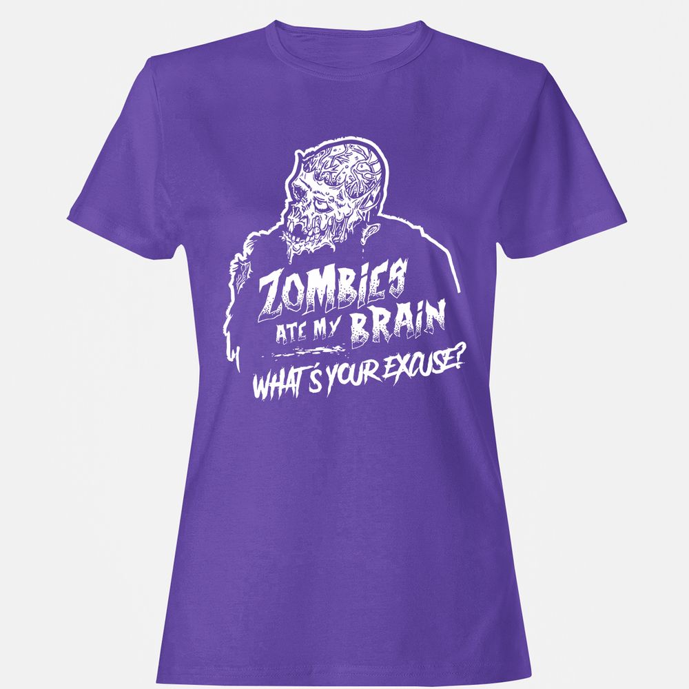 Zombies Ate My Brain - Purple - 12