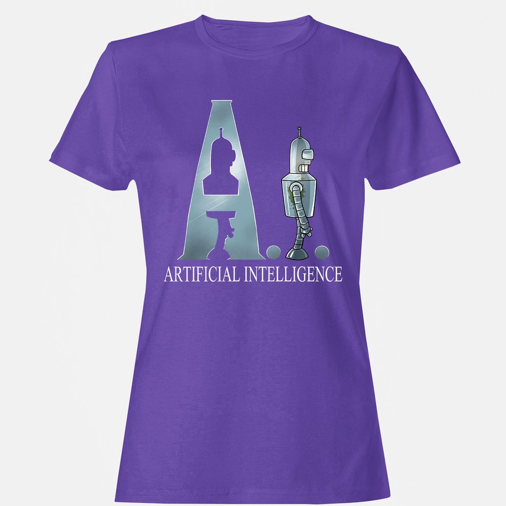 Women's T-Shirt - R6E9B95G - Purple - 12