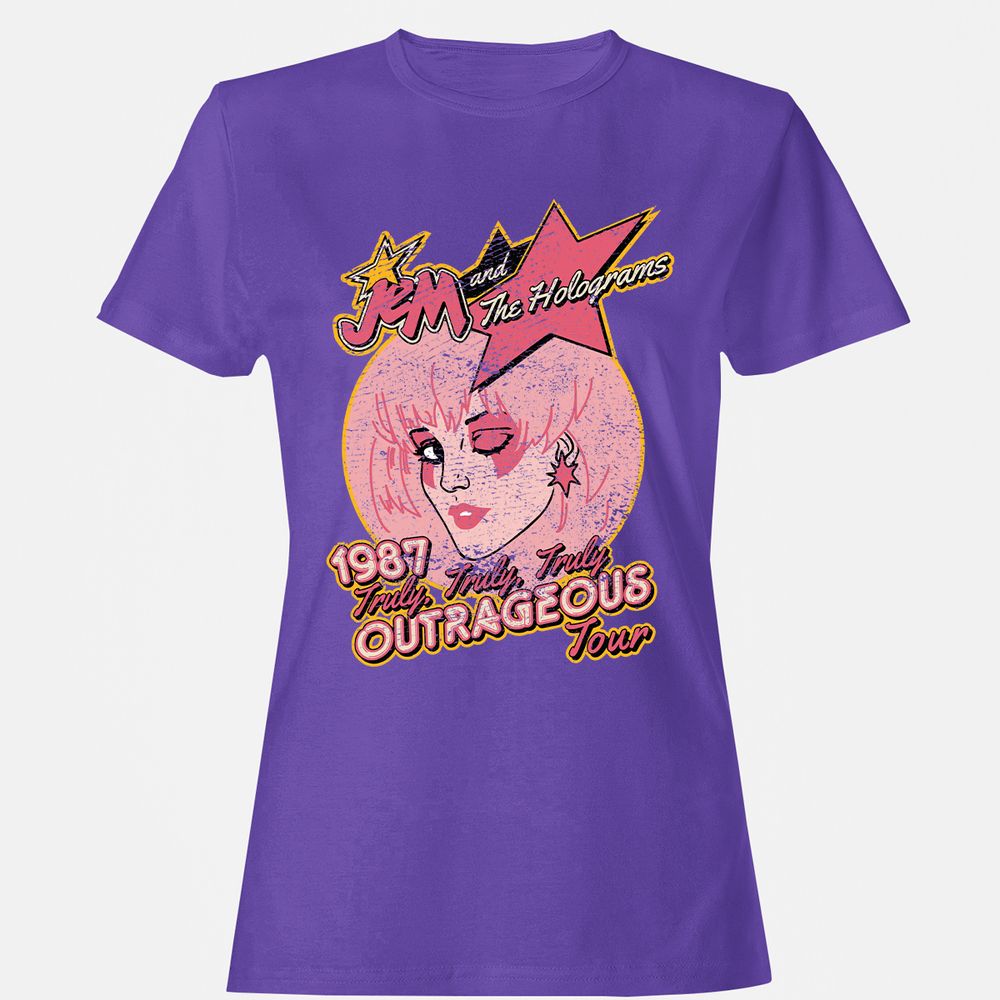 Women's T-Shirt - 3P8CNW6F - Purple - 12