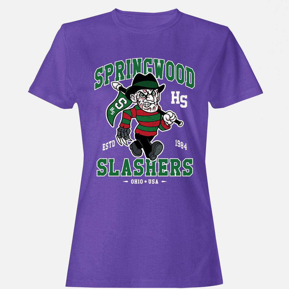 Women's T-Shirt - 3L54CJ7J - Purple - 12