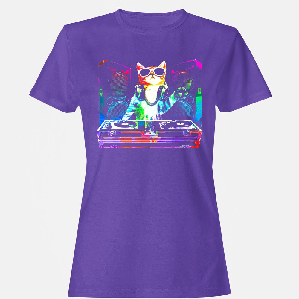 Women's T-Shirt - YDFGRTMQ - Purple - 12