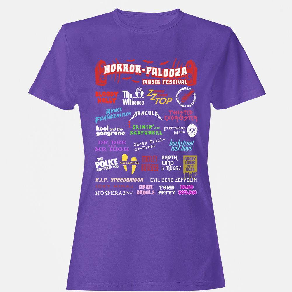 Women's T-Shirt - L5Q67XKS - Purple - 12