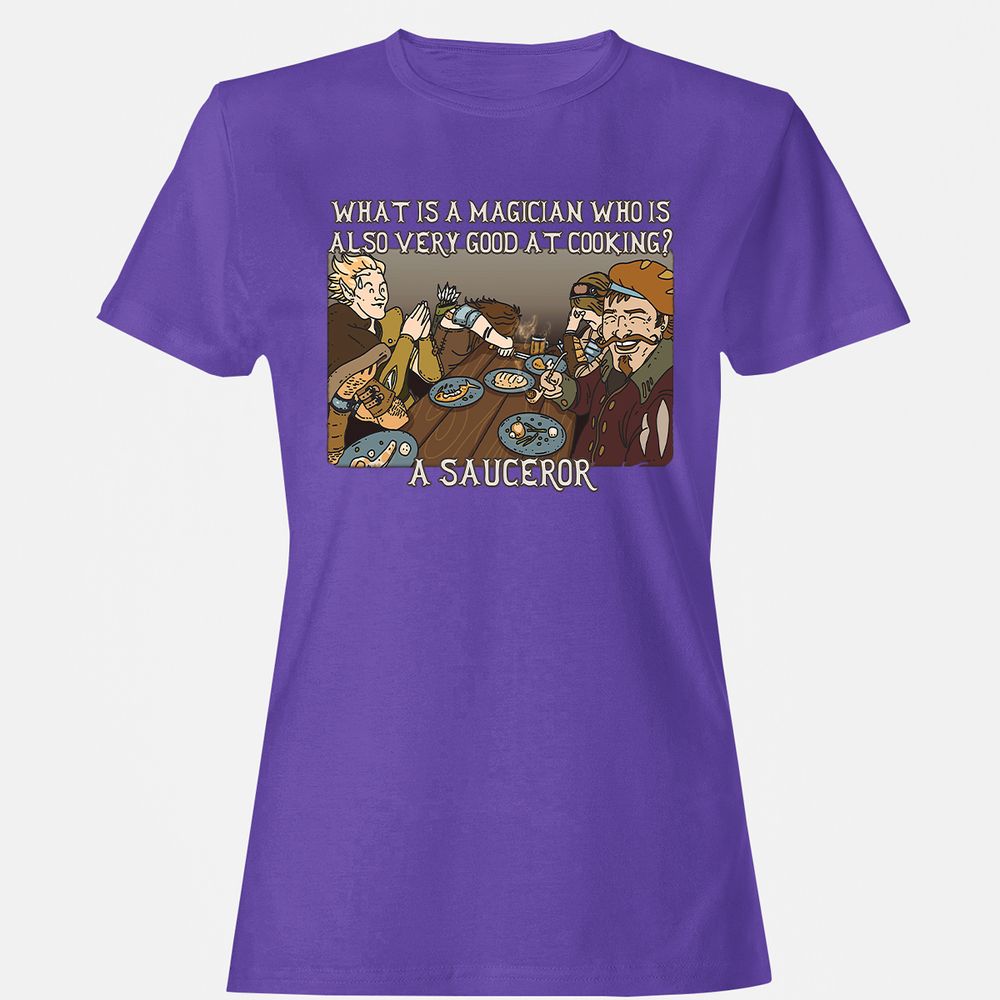 Women's T-Shirt - Q5VVEK9J - Purple - 12