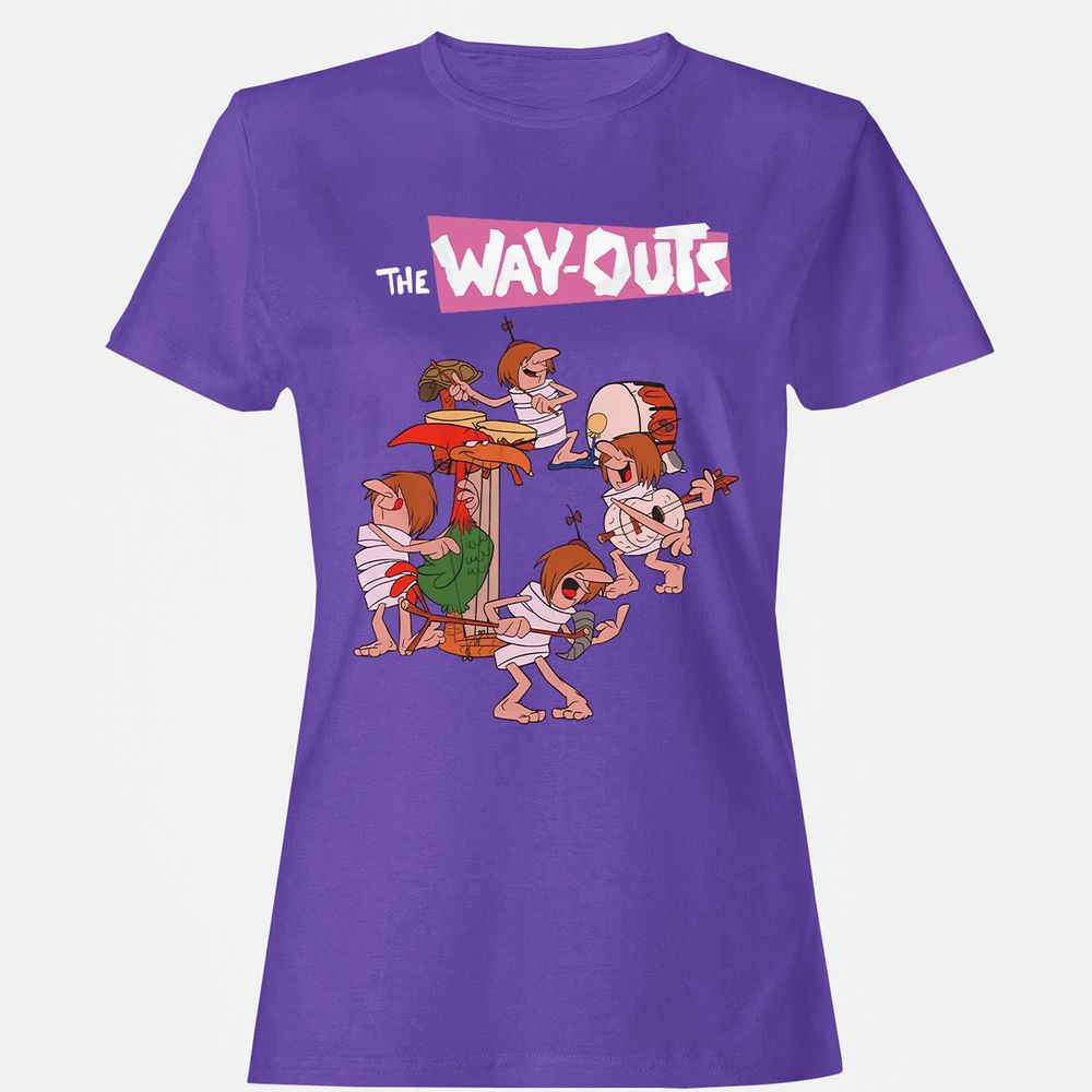 Women's T-Shirt - Q8K5UJPL - Purple - 12