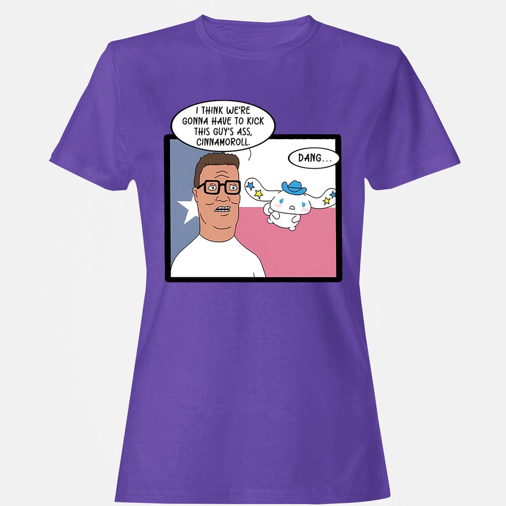 Women's T-Shirt - NUZ1GK4X - Purple - 12