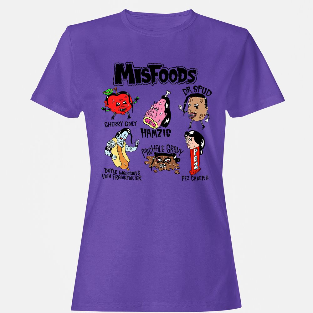 Women's T-Shirt - 9R55D4XT - Purple - 12
