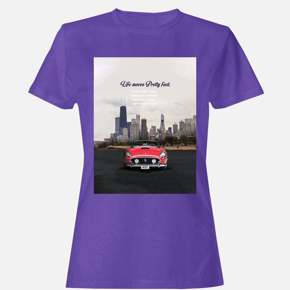 Women's T-Shirt - EUA64RK6 - Purple - 12