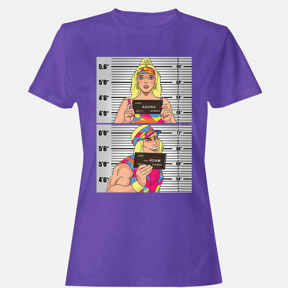 Women's T-Shirt - 3XNPUGUH - Purple - 12
