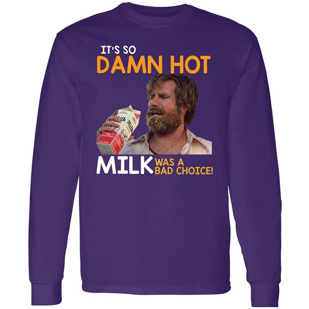 Long Sleeve T-Shirt - Y6UF8TA1 - Purple - 12
