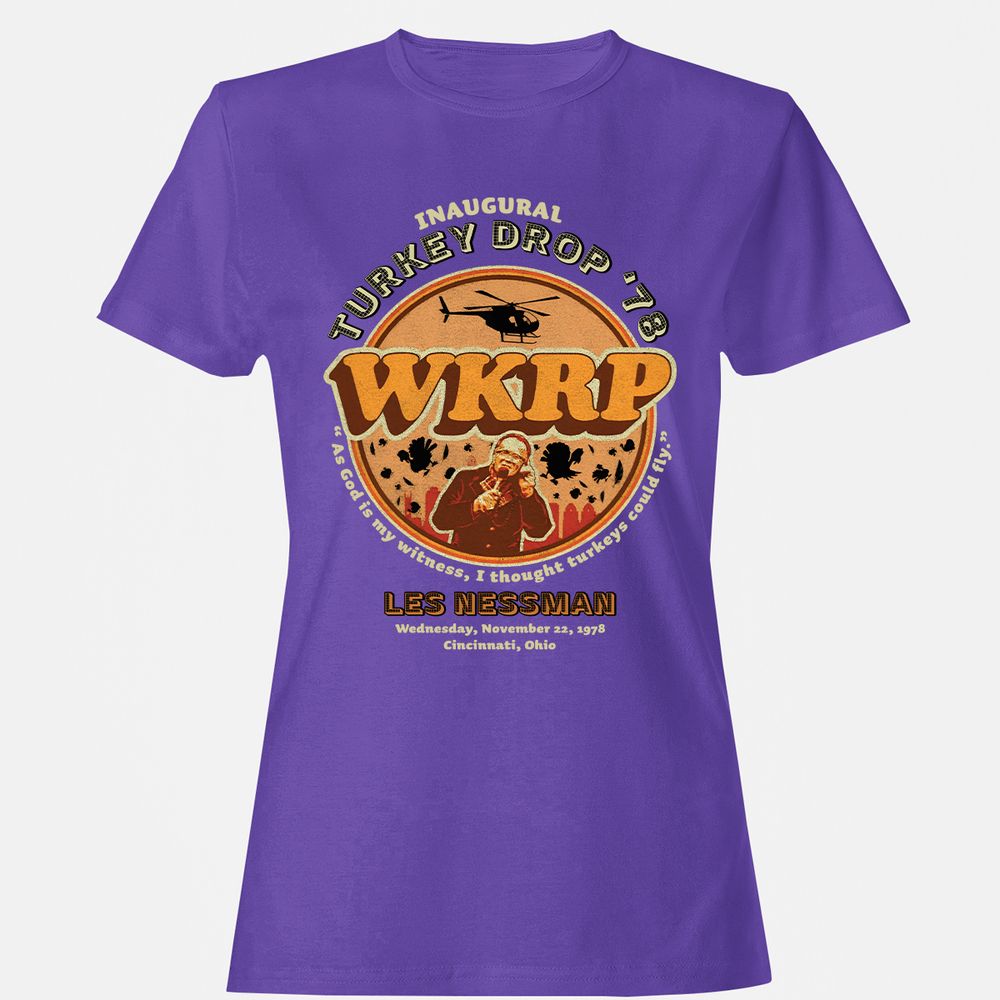 Women's T-Shirt - QVJN4JY5 - Purple - 12
