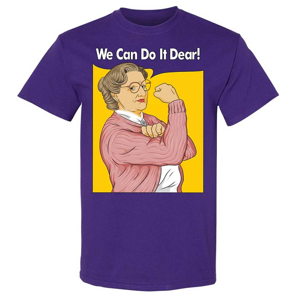 We Can Do It Dear - Purple - 12