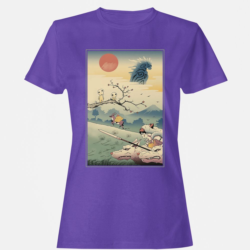 Women's T-Shirt - GEAAQ97V - Purple - 12