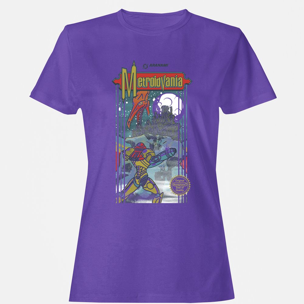 Women's T-Shirt - 9F36MRLN - Purple - 12