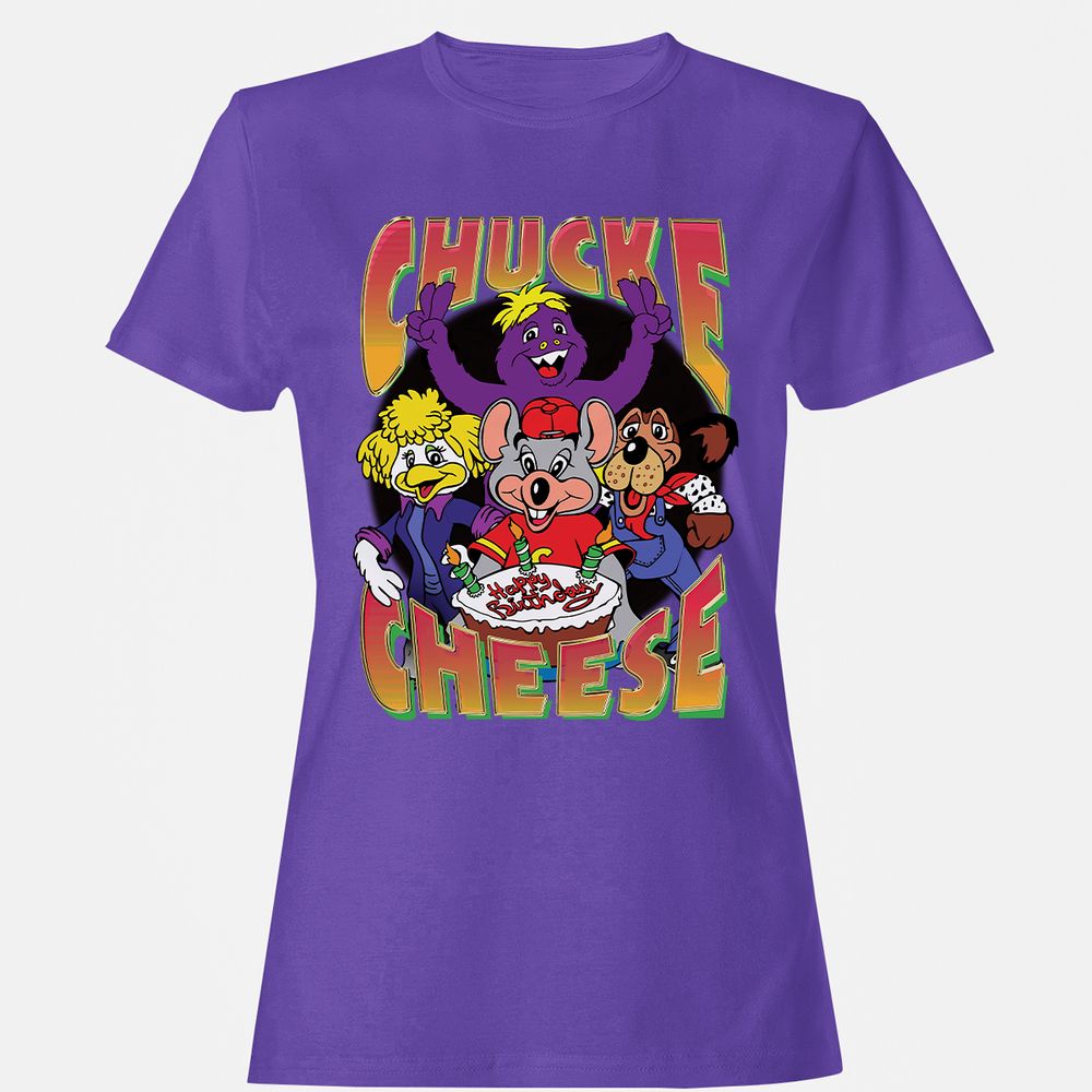 Women's T-Shirt - W4EL8XGZ - Purple - 12