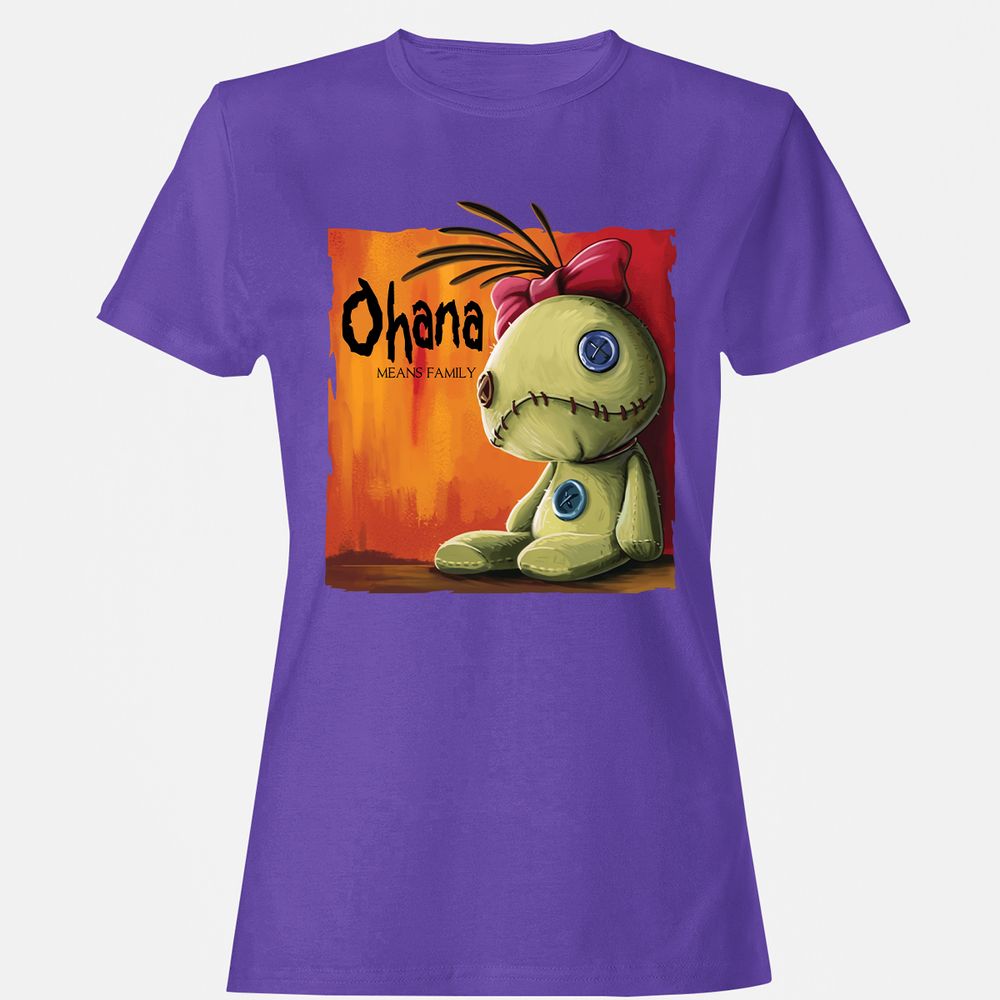 Women's T-Shirt - HLNA7WDM - Purple - 12