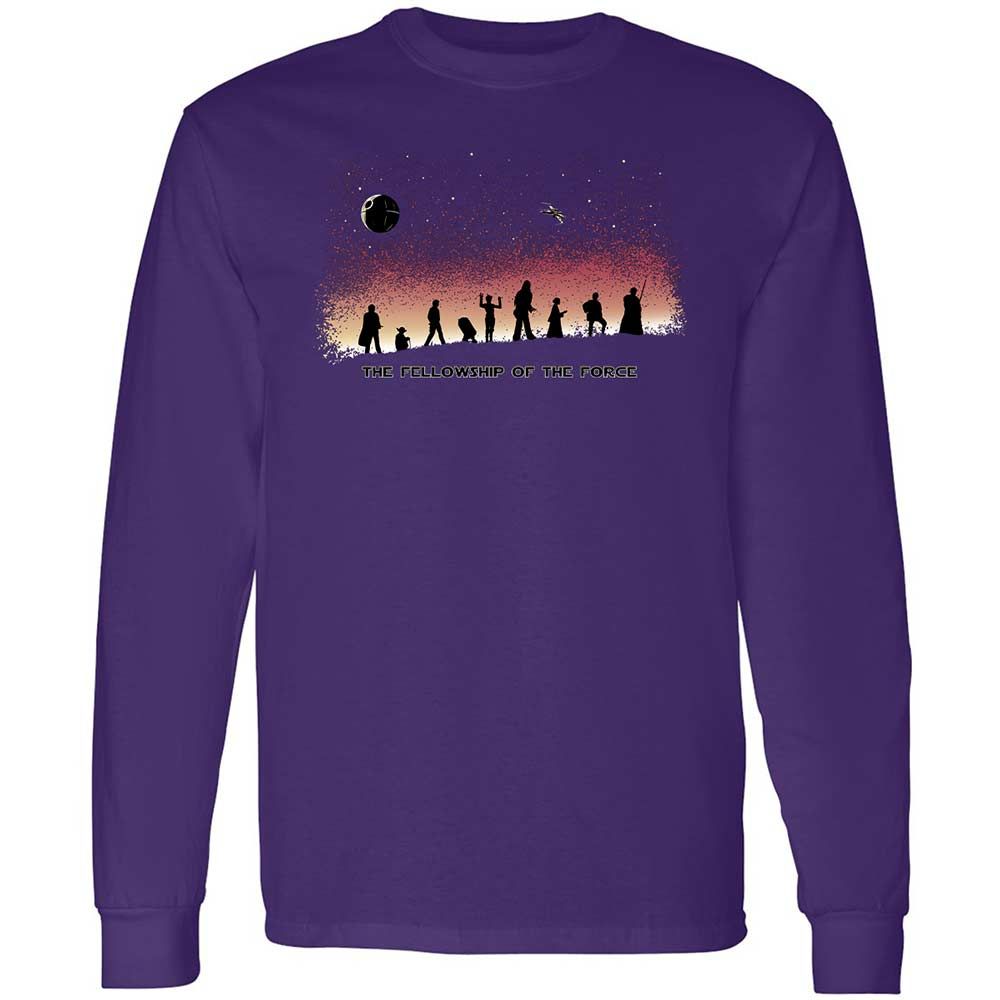 Long Sleeve T-Shirt - 6K9DGZUE - Purple - 12