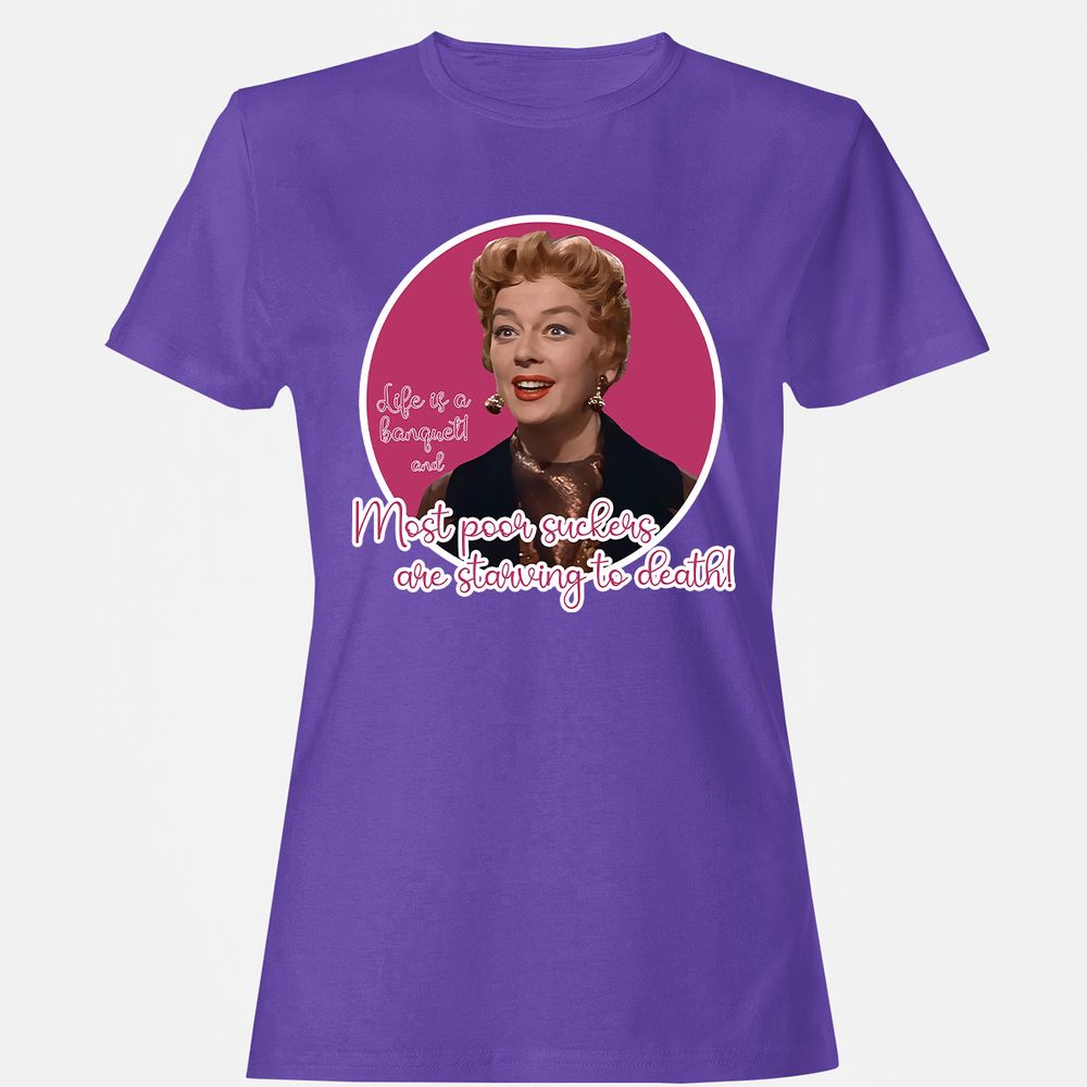 Women's T-Shirt - NQEG9X5W - Purple - 12