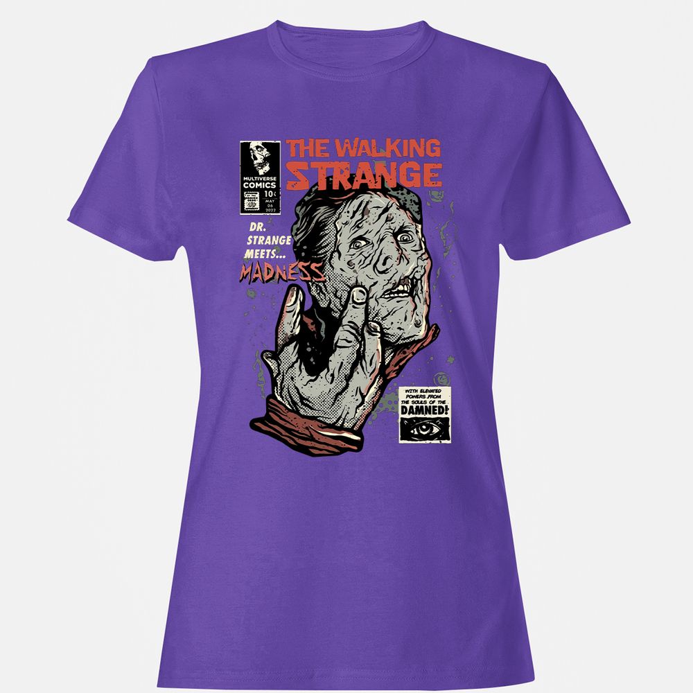 Women's T-Shirt - GQ141KCZ - Purple - 12