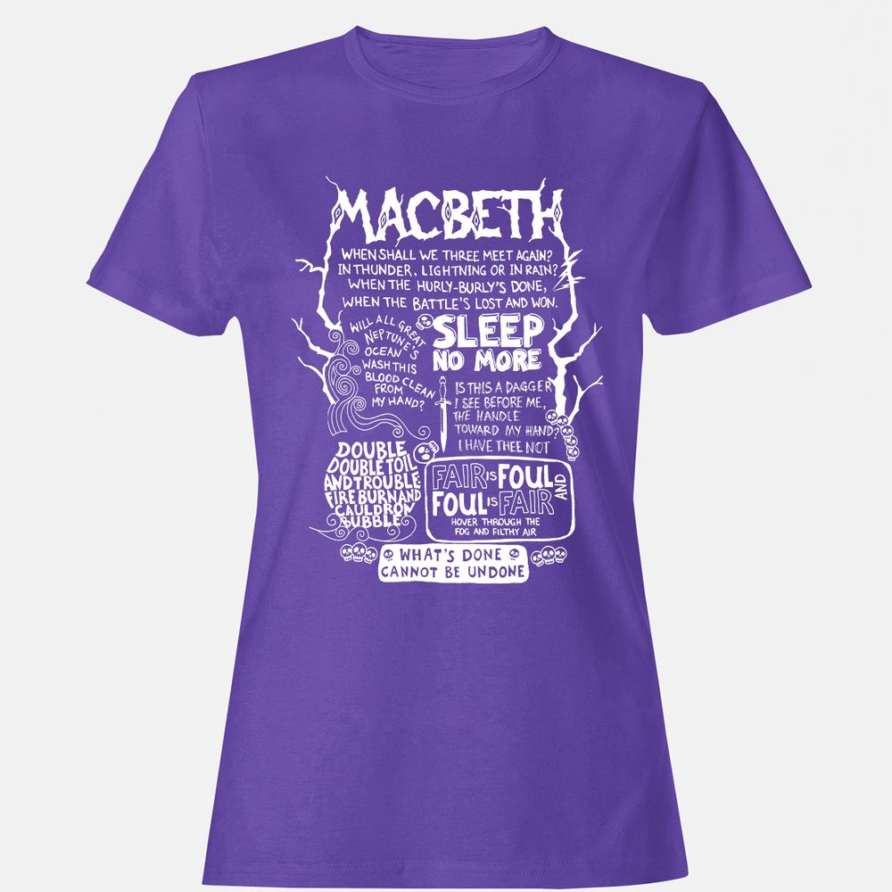 Women's T-Shirt - 3WA4VR1Q - Purple - 12