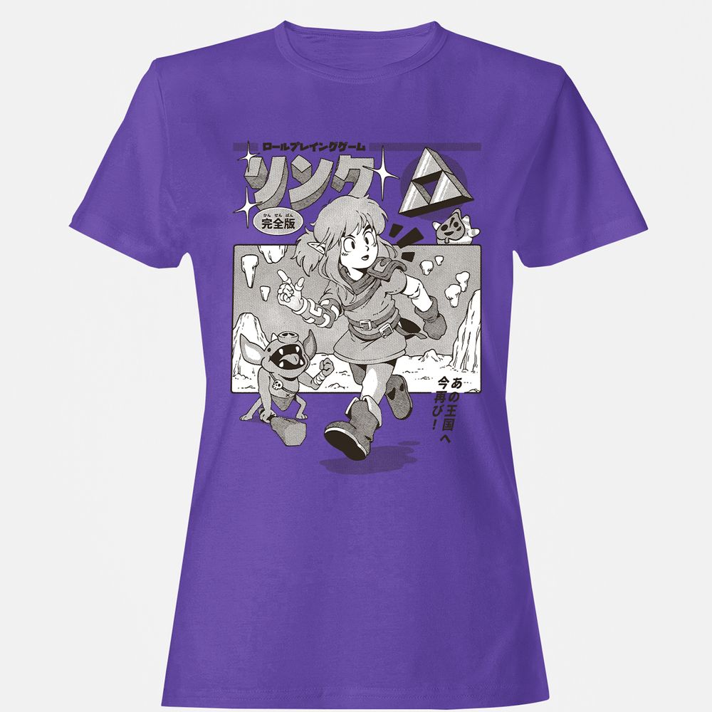 Women's T-Shirt - TD8D2FTB - Purple - 12