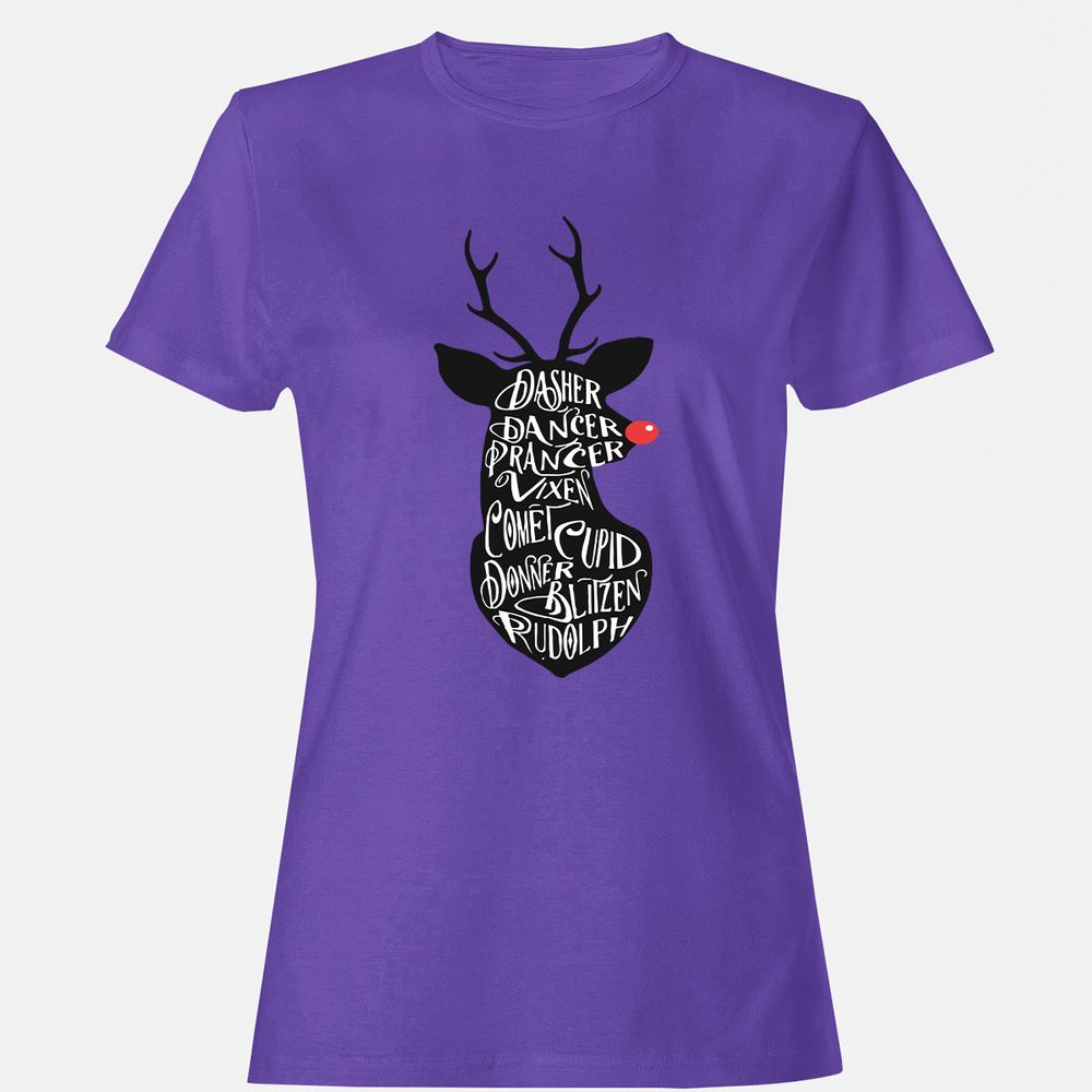 Women's T-Shirt - 514HCCUU - Purple - 12