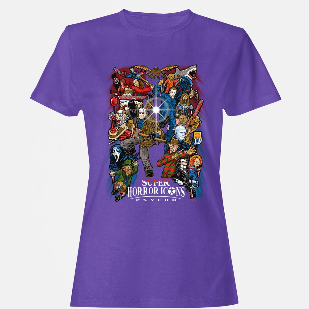 Women's T-Shirt - X6X9L9U6 - Purple - 12