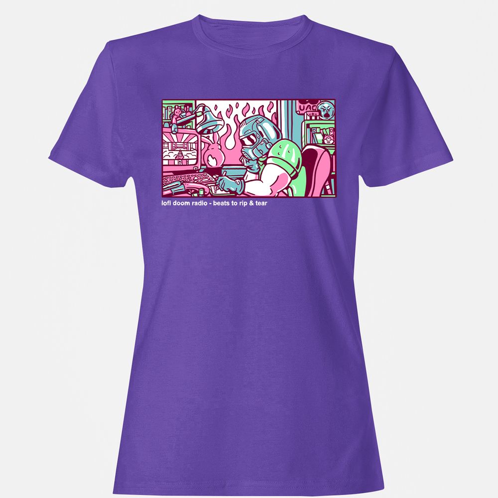 Women's T-Shirt - 3T1QUHZ9 - Purple - 12