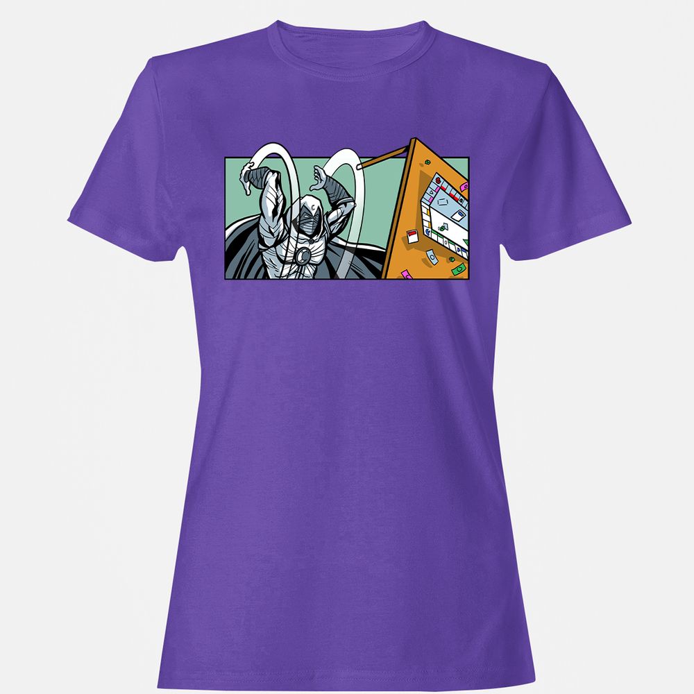 Women's T-Shirt - QJKFF7P1 - Purple - 12