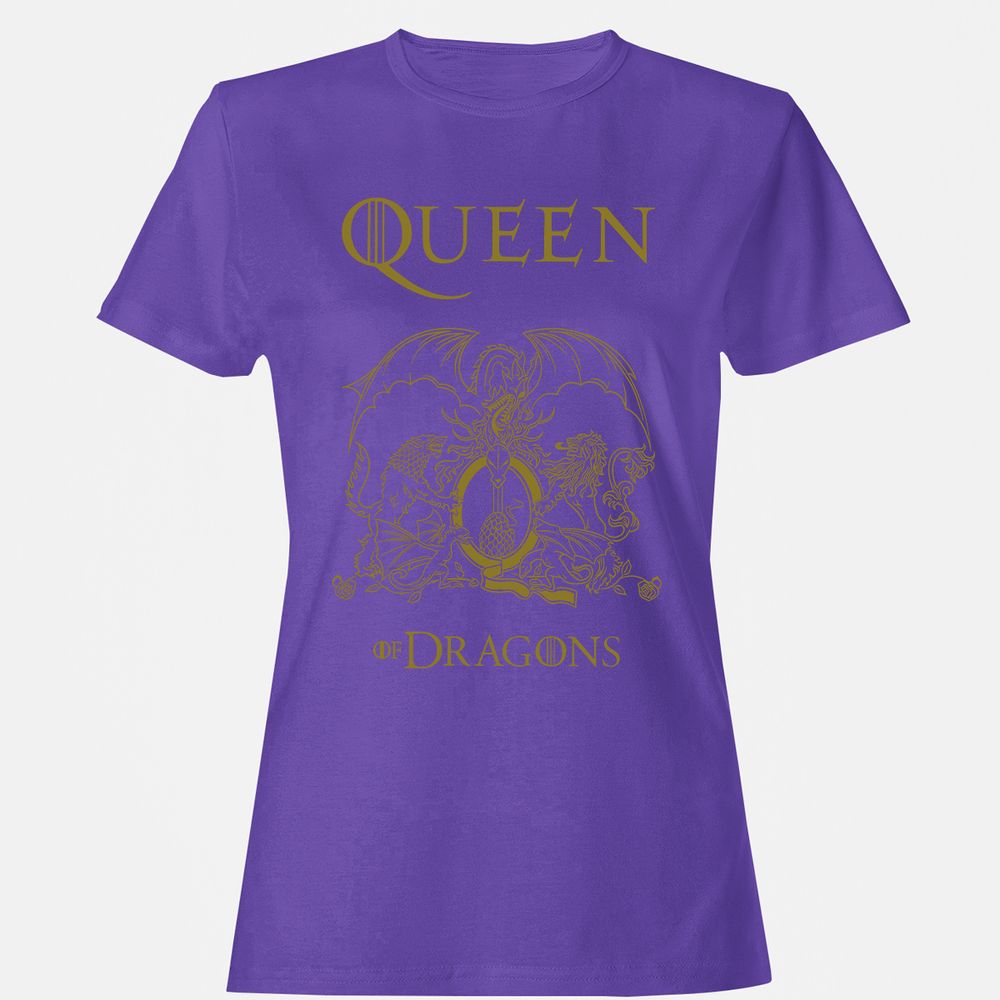 Women's T-Shirt - 4H6W5MJR - Purple - 12