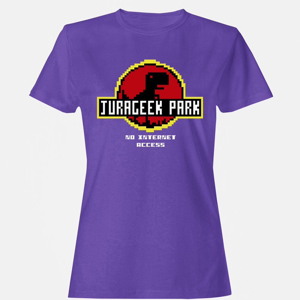 Women's T-Shirt - QYYFW99U - Purple - 12