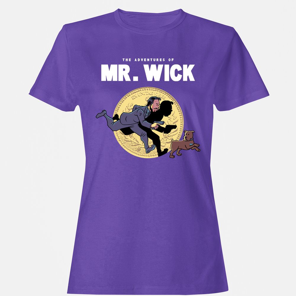 Women's T-Shirt - H543DDQL - Purple - 12