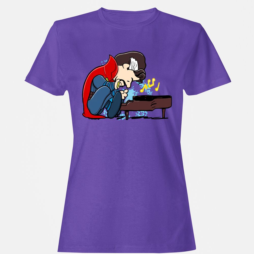 Women's T-Shirt - G9ZB8QBC - Purple - 12