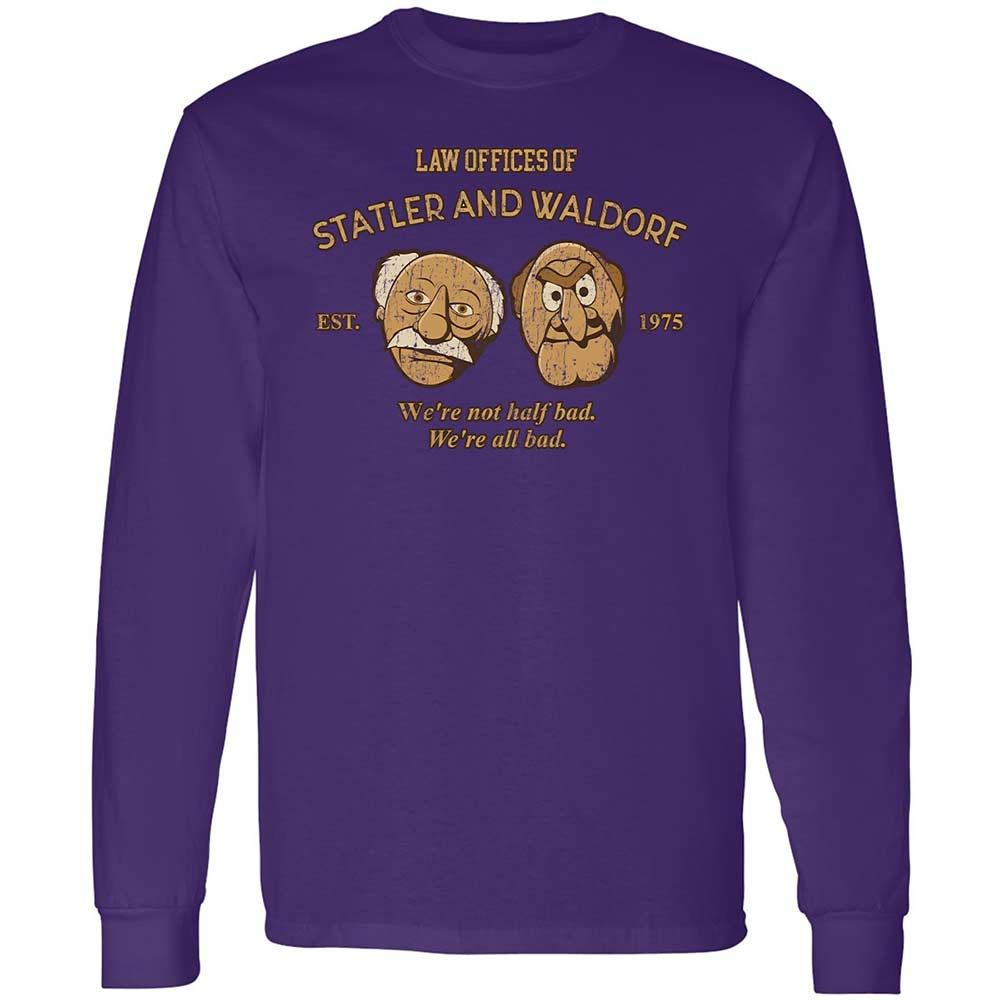 Long Sleeve T-Shirt - B1ZBFFE1 - Purple - 12