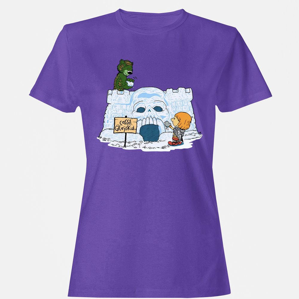 Women's T-Shirt - 7D57UX8Y - Purple - 12