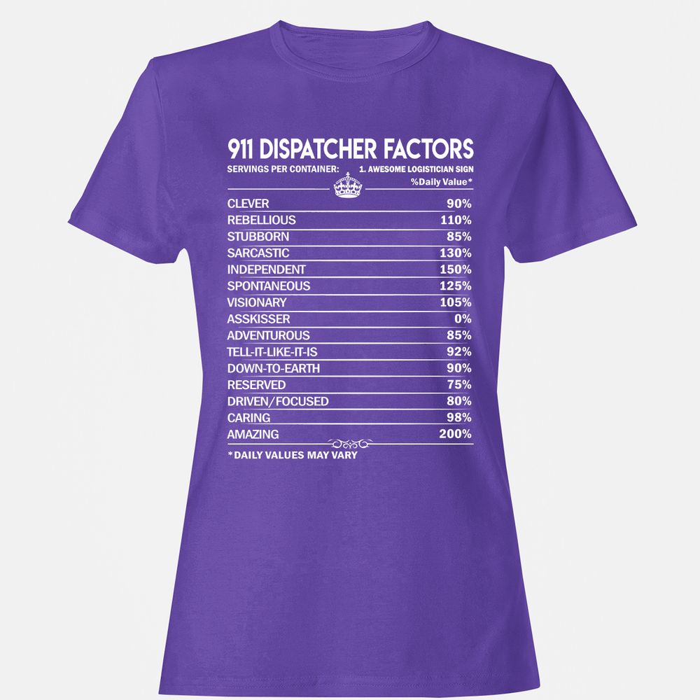 Women's T-Shirt - QPJH6QNC - Purple - 12