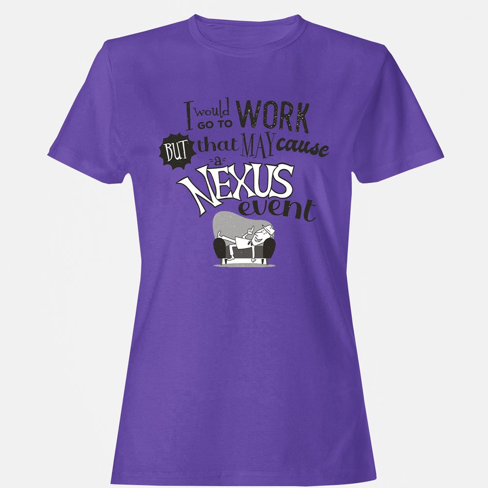Women's T-Shirt - 53QLC9TE - Purple - 12
