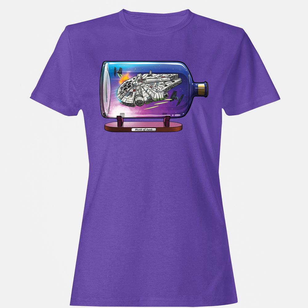Women's T-Shirt - FZE7BPYR - Purple - 12