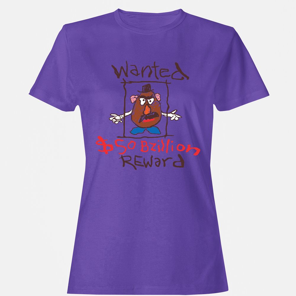 Women's T-Shirt - HUS1NK9G - Purple - 12