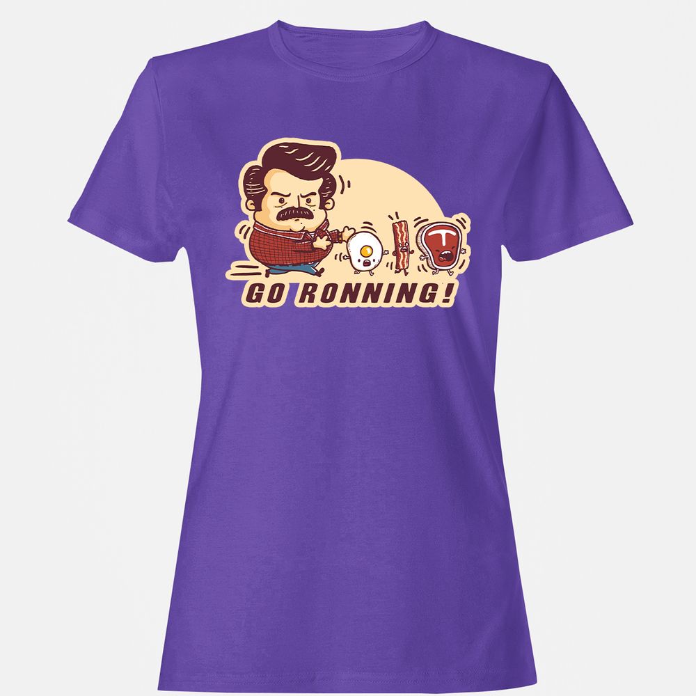Women's T-Shirt - FVEVYUKC - Purple - 12