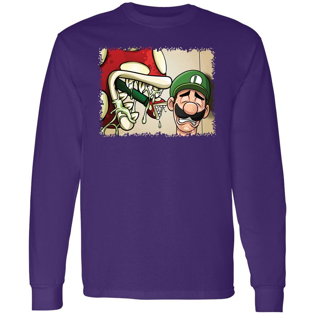 Long Sleeve T-Shirt - 9Y5NWXFU - Purple - 12