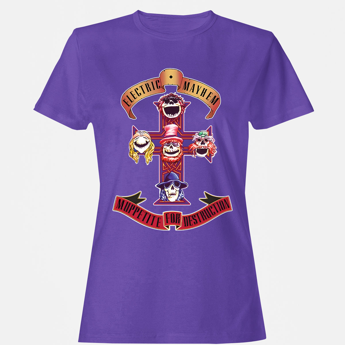 Women's T-Shirt - 1FM9DDXJ - Purple - 12