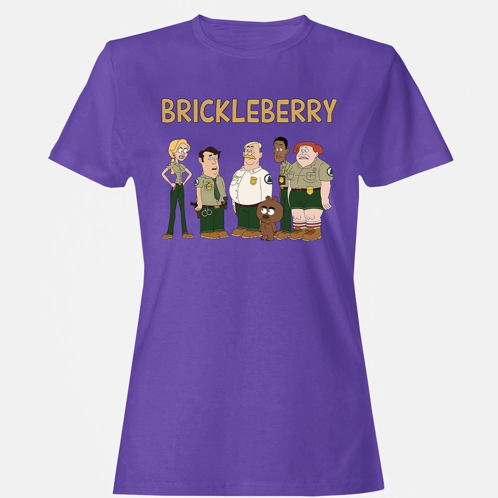Women's T-Shirt - B3PF1DQR - Purple - 12