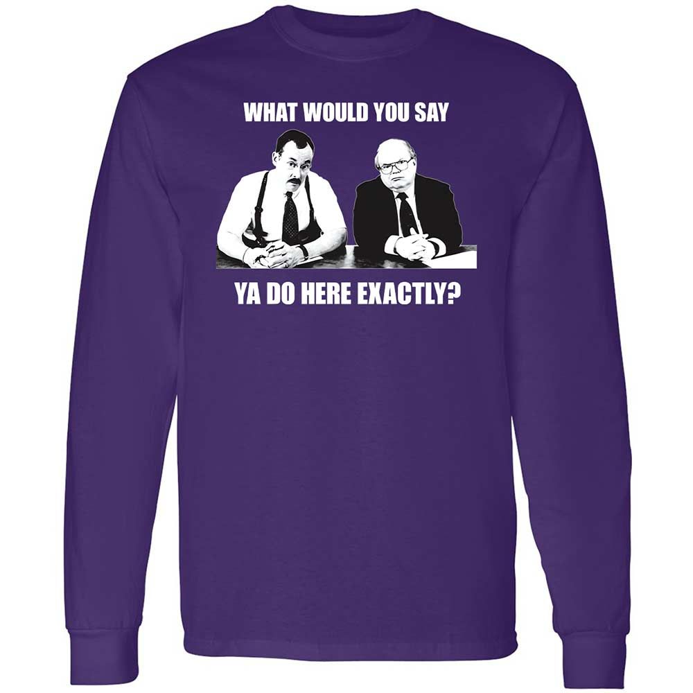 Long Sleeve T-Shirt - RLVL3X9J - Purple - 12