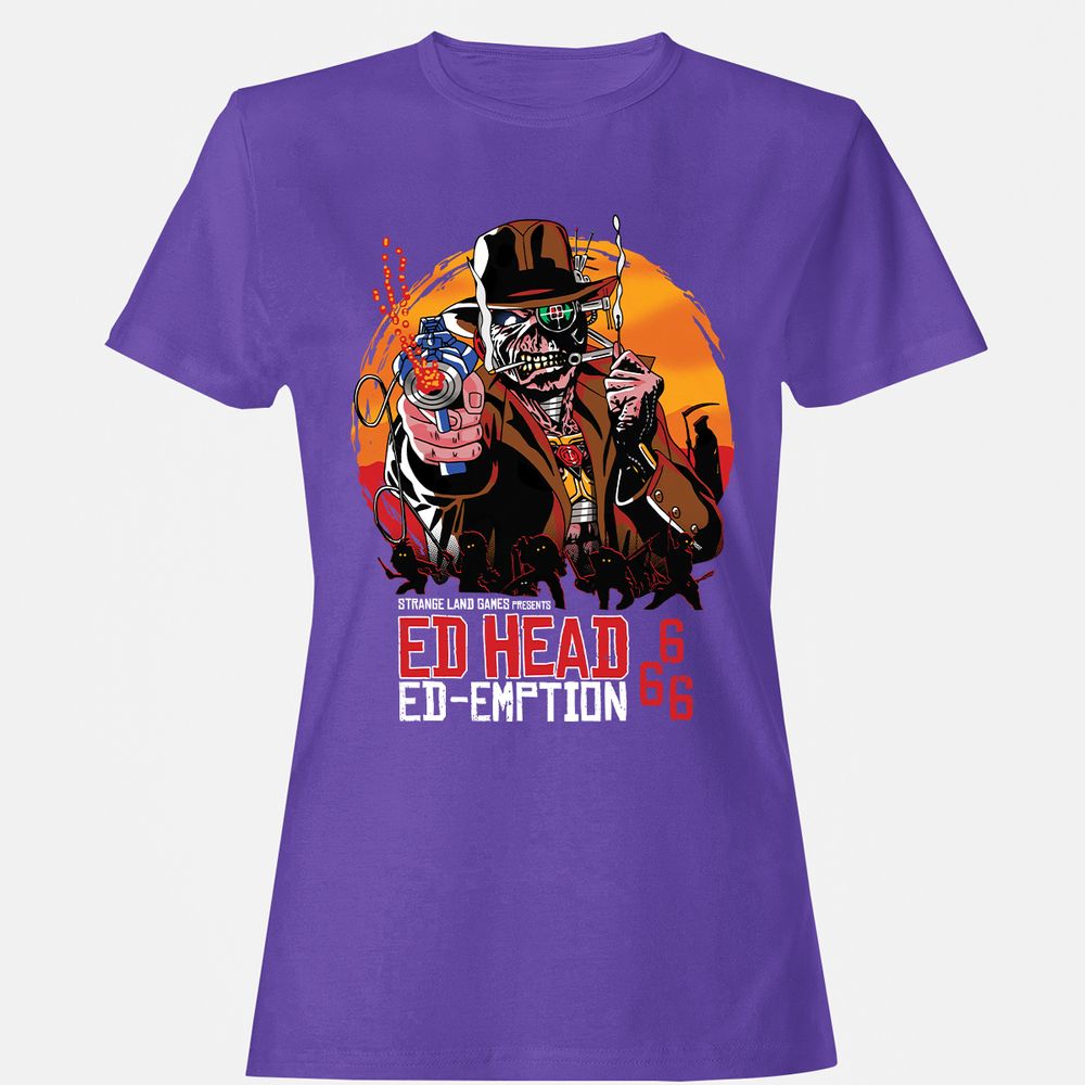Women's T-Shirt - AQEPKF6W - Purple - 12