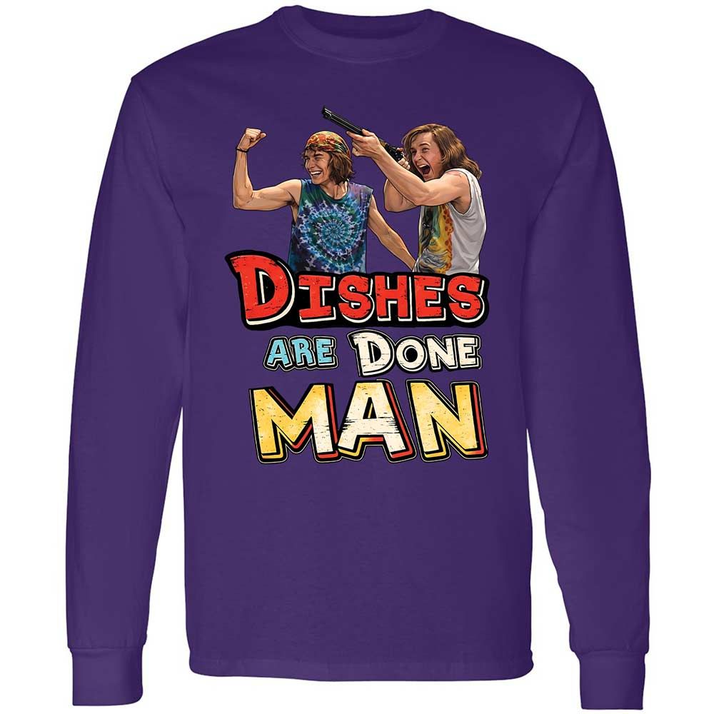 Long Sleeve T-Shirt - VQRUSN7N - Purple - 12