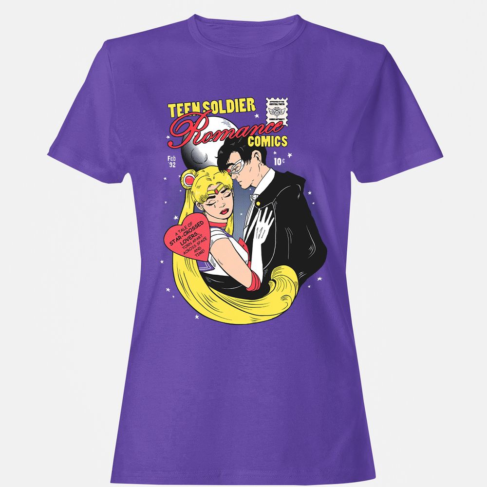 Women's T-Shirt - 2JL8P9L6 - Purple - 12